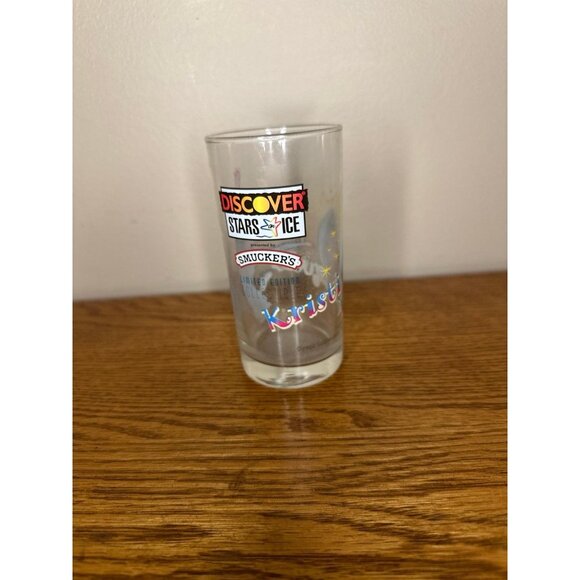 KRISTI YAMAGUCHI Glass Jar Smuckers Grape Jelly Discover US Olympic Stars On Ice - Picture 3 of 3